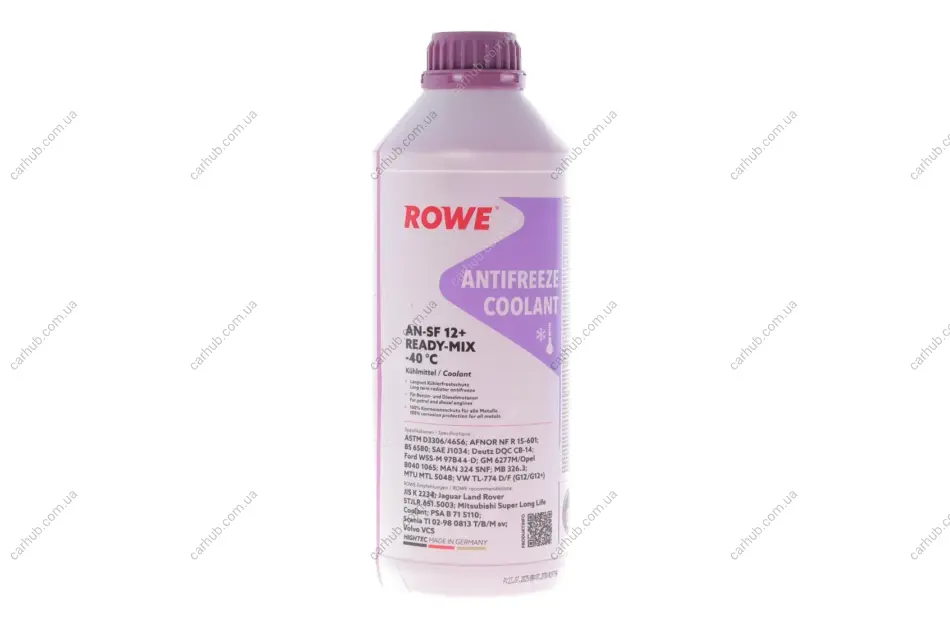 Антифриз (фіолетовий) G12/G12+ (1.5L) AN-SF 12+ READY-MIX -40°C HIGHTEC ANTIFREEZE ROWE 21073-0015-99 (фото 1)