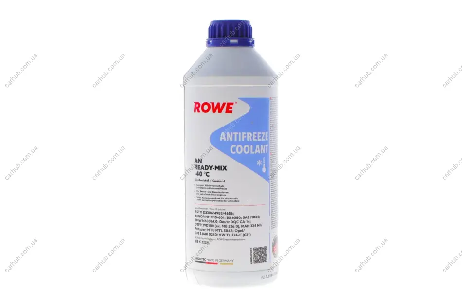 Антифриз (синій) G11 (1.5L) READY-MIX -40°C HIGHTEC ANTIFREEZE ROWE 21074-0015-99 (фото 1)