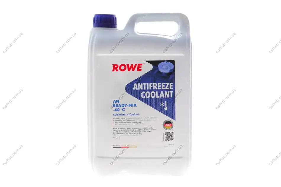 Антифриз (синій) G11 (5L) READY-MIX -40°C HIGHTEC ANTIFREEZE ROWE 21074-0050-99 (фото 1)