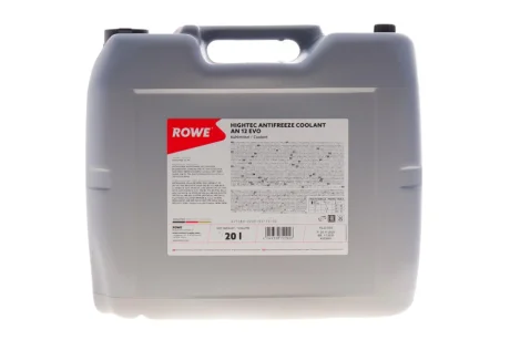 Антифриз (фіолетовий) G12 EVO (20L) HIGHTEC ANTIFREEZE COOLANT AN 12 EVO (1:1=-37°C) (концентрат) ROWE 21080-0200-99