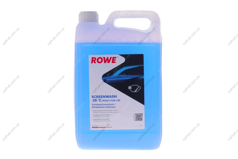 Омивач скла зима (5L) HIGHTEC SCREENWASH (-20°C) (готовий до застосування) (лимон) ROWE 21111-0050-99 (фото 1)