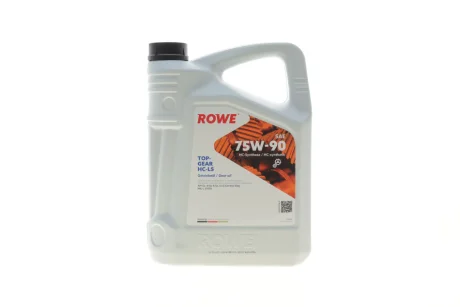 Олива 75W90 HIGHTEC TOPGEAR HC-LS (5L) (MIL-L 2105D) (API GL-4/GL-5/GL-5 LS) ROWE 25004-0050-99