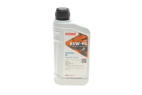 Олива 85W90 HIGHTEC HYPOID EP (1L) (MB 235.6/ MB 235.0/ZF TE-ML/API GL-5) (коричневий) ROWE 25005-0010-99