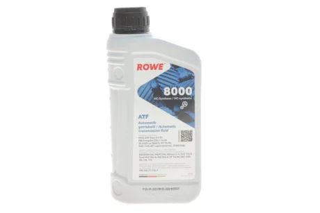 Олива HIGHTEC ATF 8000 (1L) (MB 235.71/236.7/MB 236.5/MB 236.1/DEXRON IIIG/ Ford M2C195-A) (червоний) ROWE 25012-0010-99