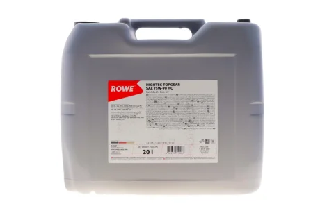 Олива 75W90 HIGHTEC TOPGEAR HC (20L) (MIL-L 2105D) (API GL-4/GL-5) ROWE 25034-0200-99