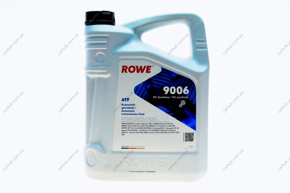 Олива HIGHTEC ATF 9006 (5L) (коричневий) MB 236.12/MB 236.14 ROWE 25051-0050-99 (фото 1)