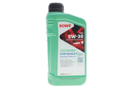 Олива 5W30 SUNSPEED SYNT RS DLS (1L) (MB 229.31/229.51/MB 229.52/BMW LL-04) (ACEA C2,C3/API SN/CF) ROWE 4920118-0010-99