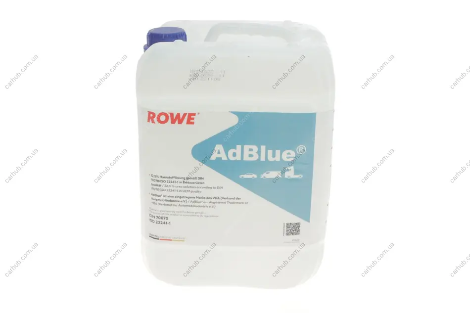 Рідина для нейтралізації відпрацьованих газів HIGHTEC AdBlue (сечовина) (10L) ROWE 65328-0100-99 (фото 1)