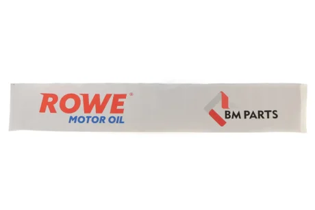 Наклейка на заднє скло автомобіля Motor Oil та BM Parts (1200х200мм) ROWE Sticker 01