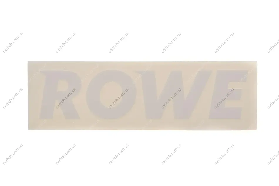 Наклейка для автомобіля, біла (110х35мм) ROWE Sticker 03 (фото 1)