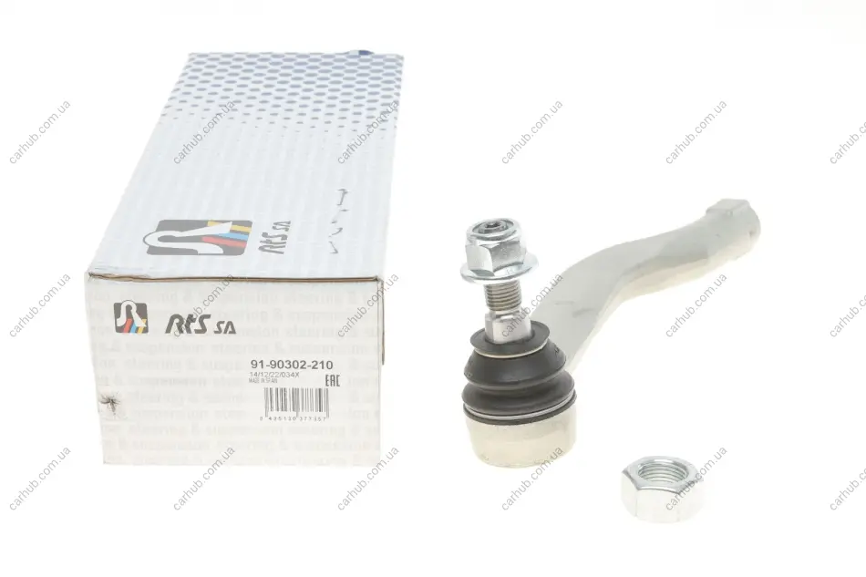 Наконечник тяги рульової (L) Renault Master III/Opel Movano B/Nissan NV400 10- RTS 91-90302-210 (фото 1)