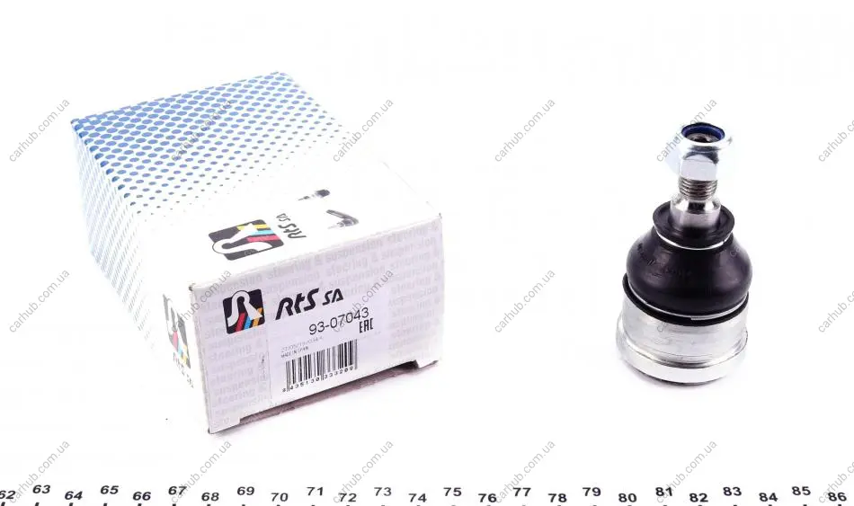 Опора кульова (передня/знизу) Volvo S40/V40 95-04 (d=39.75mm) RTS 93-07043 (фото 1)