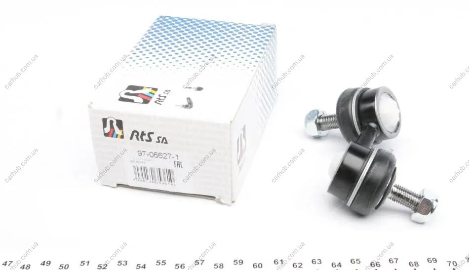 Тяга стабілізатора (переднього) (R) Honda Civic VII 01-05/CR-V II 01-07/FR-V 04- (L=55.5mm) RTS 97-06627-1 (фото 1)