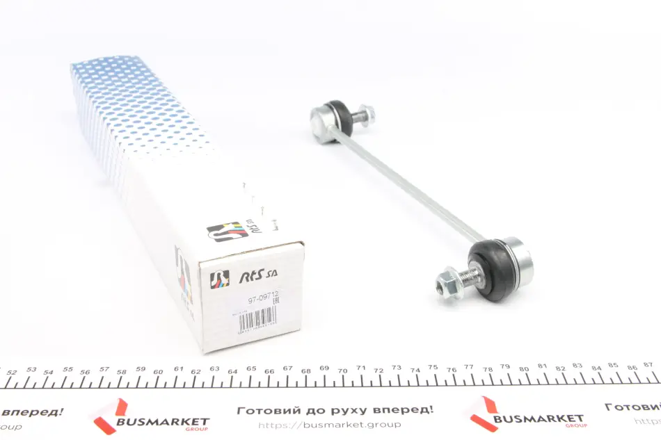 Тяга стабілізатора (переднього) Mitsubishi Lancer/Outlander/Peugeot 4007 06-/4008/Citroen C4 12- RTS 97-09712 (фото 1)