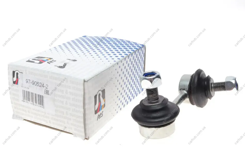 Тяга стабілізатора (заднього) (L) Mitsubishi Lancer/Outlander 06-/Citroen C4/Peugeot 4008 12- (80mm) RTS 97-90524-2 (фото 1)