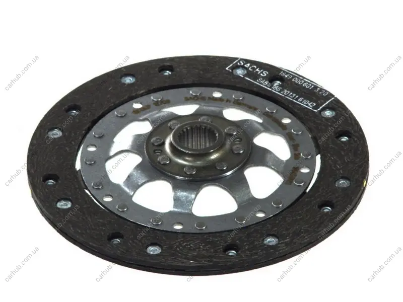 Диск зчеплення (210мм) повний профіль AUDI A4 B5, A4 B6, A4 B7 VW PASSAT B5, PASSAT B5.5 1.6 11.94-06.08 SACHS 1864 533 133 (фото 1)