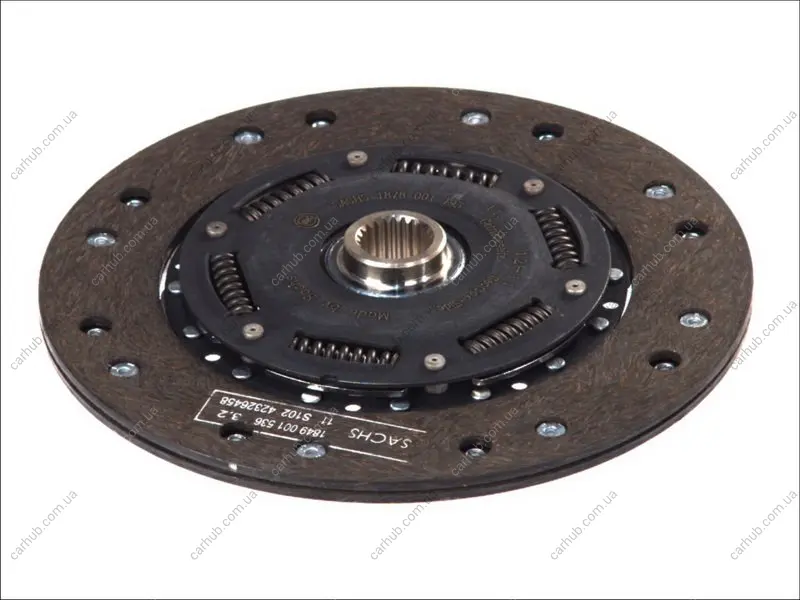 Диск зчеплення (228мм) повний профіль AUDI A4 B5, A4 B6, A6 C5 SKODA SUPERB I VW PASSAT B5, PASSAT B5.5 1.9D 01.95-03.08 SACHS 1878 001 193 (фото 1)