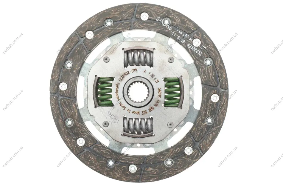 Диск зчеплення Mazda 3 1.3/1.6 03-14 (d=200mm) SACHS 1878 002 522 (фото 1)