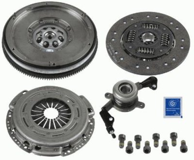 Демпфер + комплект сцепления + выжимной MB Sprinter 2.2CDI OM646 06- SACHS 2290 601 099