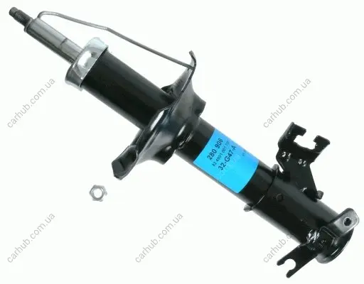 Амортизатор передн лів NISSAN 100NX, SUNNY III 1.4-2.0D 03.90-03.00 SACHS 280 906 (фото 1)