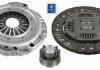Комплект сцепления MB C-class (W202) 93-00/E-class (W210) 2.0-2.2D (OM604/OM601) (d=215mm)+выжимной SACHS 3000 704 003