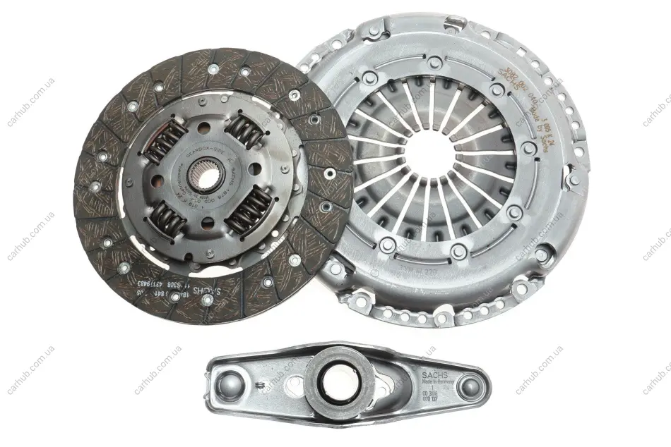 Комплект зчеплення VW Golf/Passat 1.4 TSI 07- (d=220mm) (z=28) (+вижимний) SACHS 3000 950 072 (фото 1)