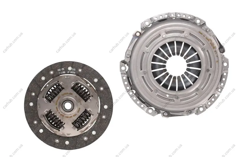Комплект зчеплення (без виж. підш., 220мм) FORD B-MAX, ECOSPORT, FIESTA VI, FIESTA VII, FOCUS III, TOURNEO COURIER B460, TRANSIT COURIER B460 1.0-1.4 06.08- SACHS 3000 950 075 (фото 1)