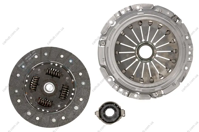 Комплект зчеплення (242мм) CITROEN JUMPER I, JUMPER II FIAT DUCATO PEUGEOT BOXER 2.8D 10.97- SACHS 3000 950 083 (фото 1)