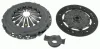 Комплект зчеплення Fiat Doblo 1.6 D Multijet 10- (d=230mm) SACHS 3000 951 531 (фото 1)
