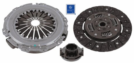 Комплект зчеплення з вижимним Kangoo/Clio/Logan 1.5dCi 01- (215mm26z) SACHS 3000 951 585