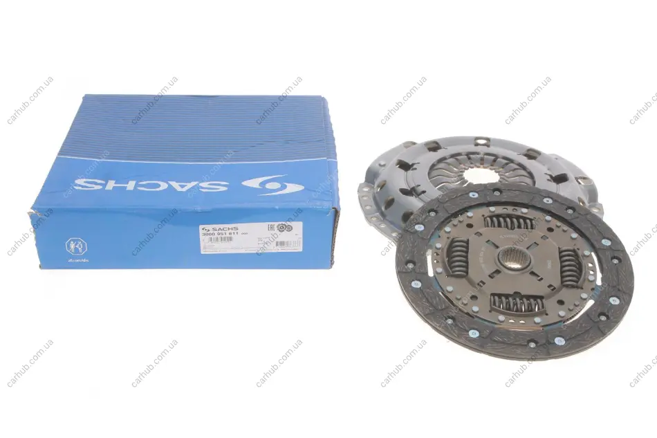 Комплект зчеплення Ford Focus 1.8 Turbo DI/TDDi 99-05 (d=228mm) SACHS 3000 951 611 (фото 1)