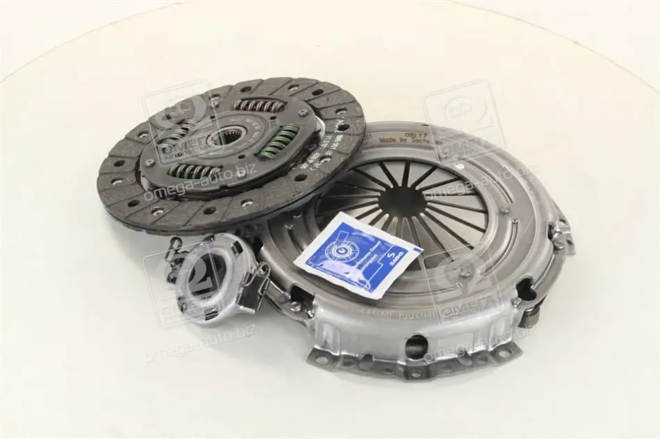 Комплект зчеплення з підшипником (190мм) SEAT AROSA, CORDOBA, CORDOBA VARIO, IBIZA II, INCA, TERRA VW CADDY II, DERBY, GOLF II, GOLF III, JETTA II, LUPO I, POLO 1.0-1.4D 10.81-07.05 SACHS 3000 951 664 (фото 1)