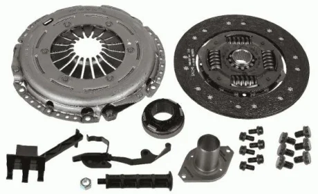 Комплект зчеплення (240мм) AUDI A4 ALLROAD B8, A4 B8, A5, A6 C7, Q5 1.8-2.8 10.07-09.18 SACHS 3000 970 072