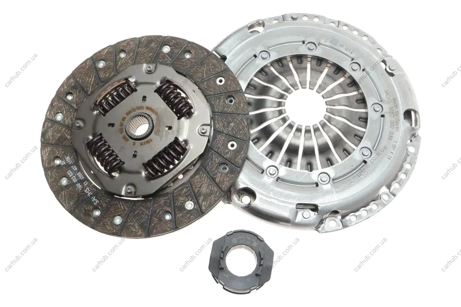 Комплект зчеплення (228мм) SEAT LEON, LEON SC, LEON ST SKODA OCTAVIA III, OCTAVIA IV VW GOLF SPORTSVAN VII, GOLF VII, JETTA IV, PASSAT B8, TOURAN 1.4 08.12- SACHS 3000 970 074 (фото 1)