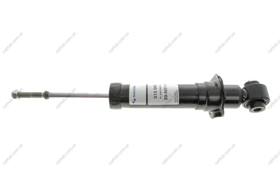 Амортизатор задн лів/прав TOYOTA AVENSIS 1.6-2.4 01.03-11.08 SACHS 315 960 (фото 1)