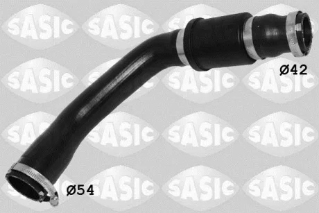 Шланг інтеркулера (Впускна сторона, комплект) FORD TRANSIT, TRANSIT V363 2.2D 04.06-12.18 SASIC 3336061