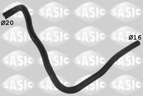 Шланг гумовий системи охолодження OPEL ASTRA H, ASTRA H GTC, ZAFIRA B 1.7D/1.9D 03.04-04.15 SASIC 3406362