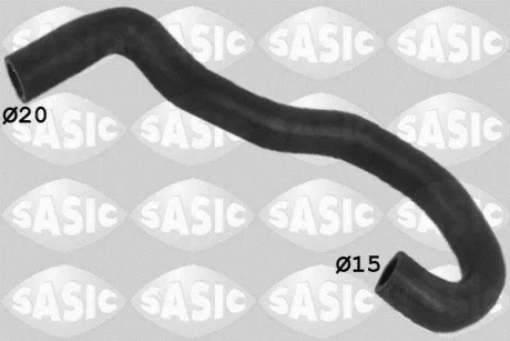 Шланг гумовий системи охолодження (15мм/20мм) OPEL ASTRA G, ZAFIRA A 2.0D 02.98-06.05 SASIC 3406367