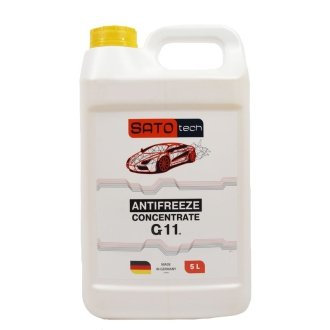 Фото sato антифриз жовтий (-80с) 5л. g11 SATO TECH G1105Y SATO Антифриз жовтий (-80С) 5л. G11 SATO TECH G1105Y