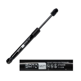 Фото sato амортизатор багажника, f=510n, l=26.8см, h=7.9см SATO TECH ST50039 SATO Амортизатор багажника, F=510N, L=26.8см, H=7.9см SATO TECH ST50039