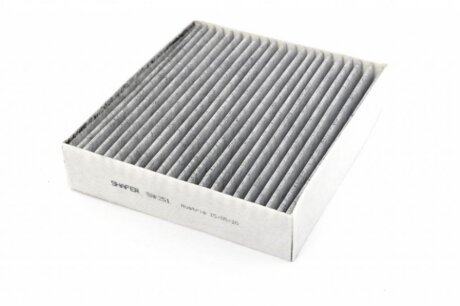 Фільтр салонний Mitsubishi Colt 02-12; Smart Forfour 04-06; Roadster 03-05, вугільний SHAFER SAK251