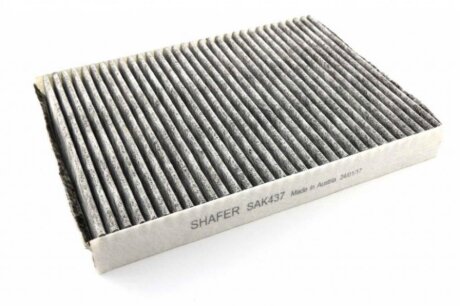 Фото фільтр салонний Citroen C5, C6, 407, 08-, вугільний SHAFER SAK437 Фільтр салонний Citroen C5, C6, 407, 08-, вугільний SHAFER SAK437