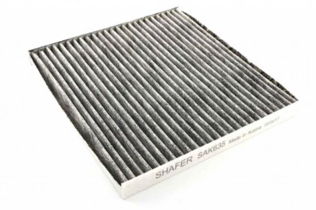 Фільтр салонний вугільний на Nissan Micra, Note, Versa, Chevrolet City Express SHAFER SAK635