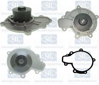 Насос охолоджуючої рідини, з ущільненням CHEVROLET CAPTIVA, CRUZE, EPICA, LACETTI, NUBIRA, ORLANDO DAEWOO LACETTI OPEL ANTARA A 1.8/2.0D 02.04- SIL PA1453 (фото 1)