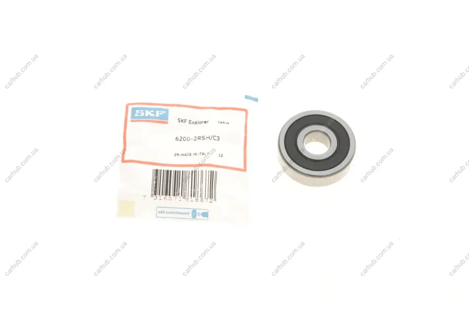 Підшипник (10x30x9) SKF 6200-2RSH/C3 (фото 1)