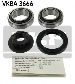 Підшипник колеса,комплект SKF VKBA3666