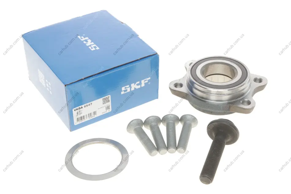 Комплект підшипника колеса передн AUDI A6 ALLROAD C6, A6 C6, R8, R8 SPYDER 2.0-5.2 05.04-07.15 SKF VKBA 6547 (фото 1)