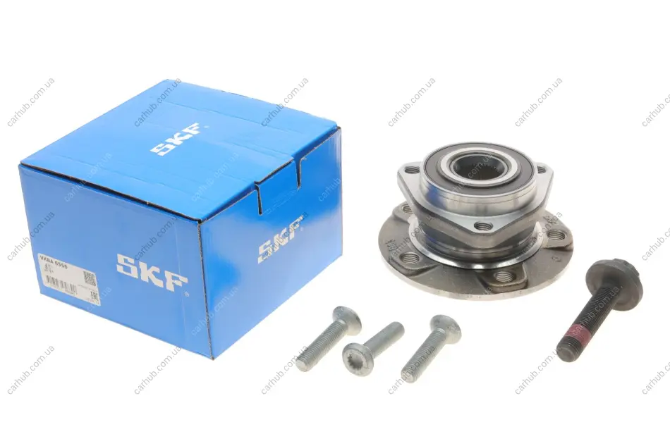 Підшипник маточини (передньої) VW Caddy III/Golf V-VIII/Skoda Octavia II-III 03- (+ABS) (3 болти) SKF VKBA 6556 (фото 1)