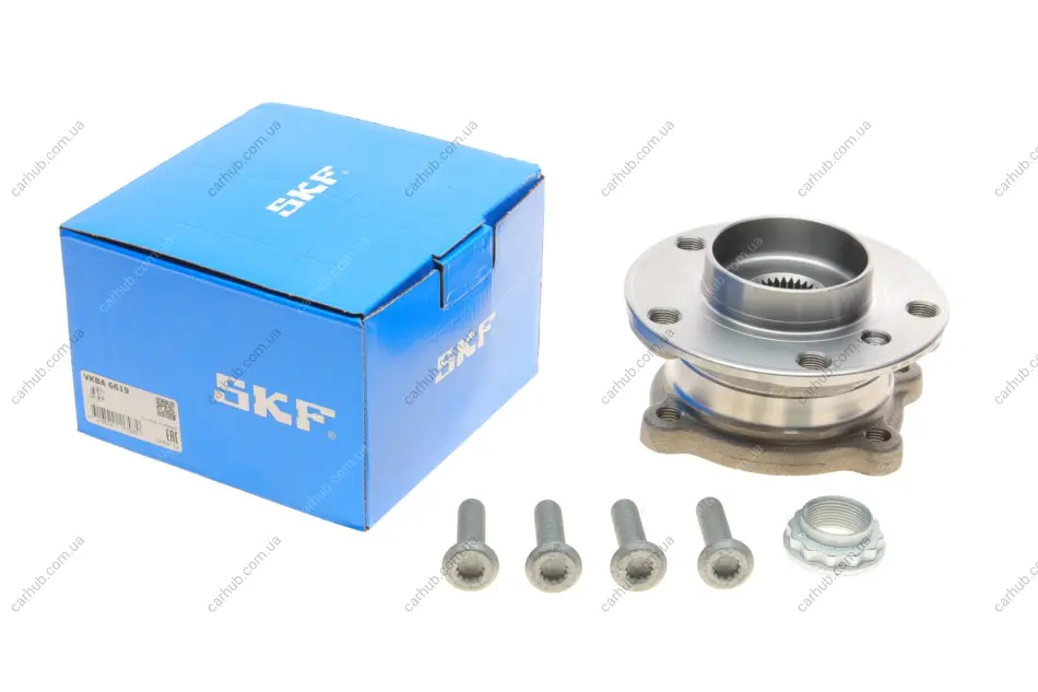 Підшипник маточини (передньої) BMW X5 (E70/F15/F85)/X6 (E71/E72/F16/F86) 06- M57/N62/N52(+ABS) SKF VKBA 6619 (фото 1)