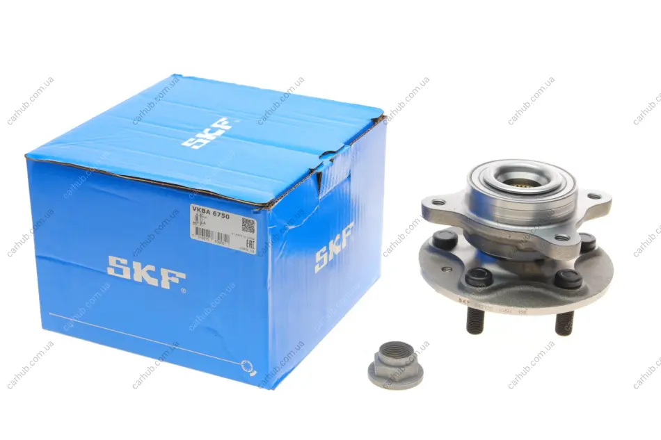 Комплект підшипника колеса передн LAND ROVER DISCOVERY III, DISCOVERY IV, RANGE ROVER SPORT I 2.7D-5.0 07.04-12.18 SKF VKBA 6750 (фото 1)
